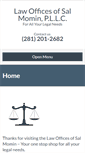 Mobile Screenshot of mominlawoffices.com